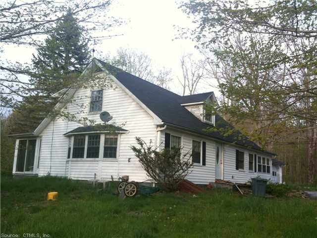 Exterior Front. Left side of the house