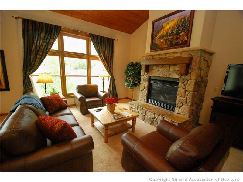 Living Room. Elegant Living room with vaulted ciel
