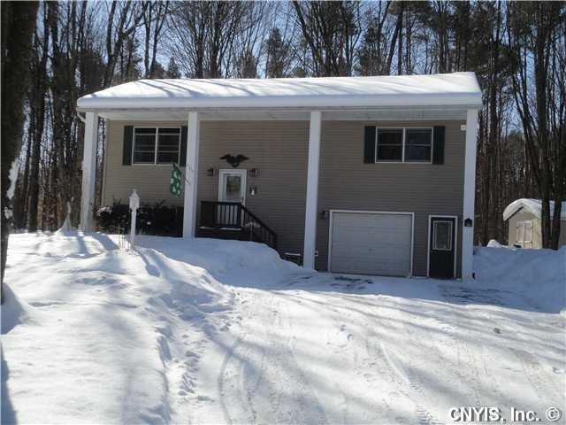 Exterior Front. House sits way back off of road on