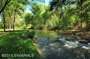 Summer creek view