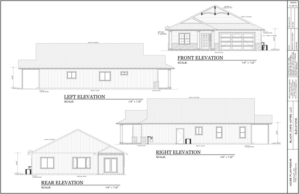 SHEET 4 ELEVATIONS