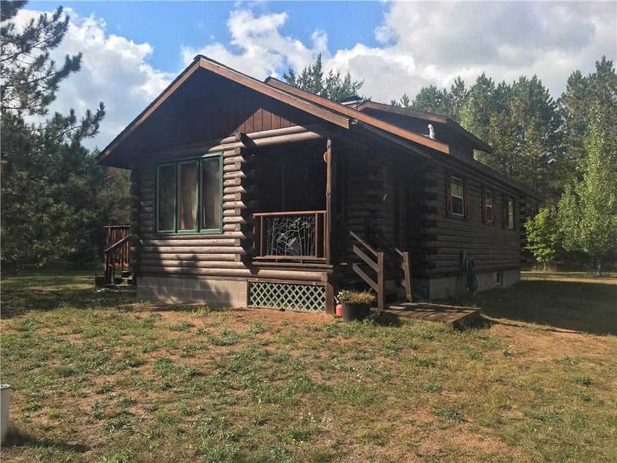 front of cabin
