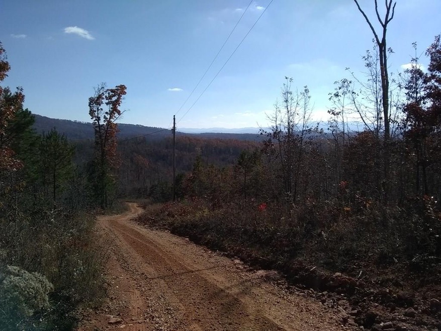 From easement, facing Southwest