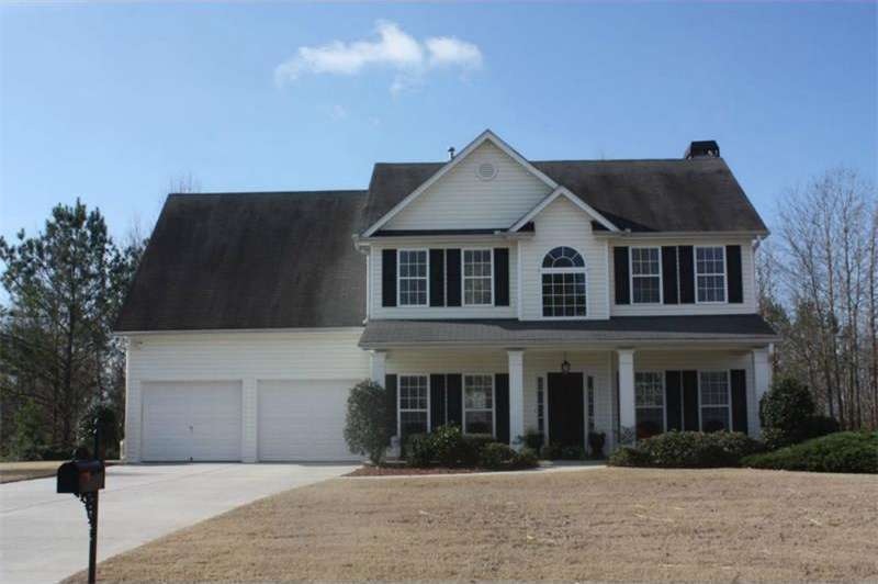 Attractive front elevation with full porch, level 