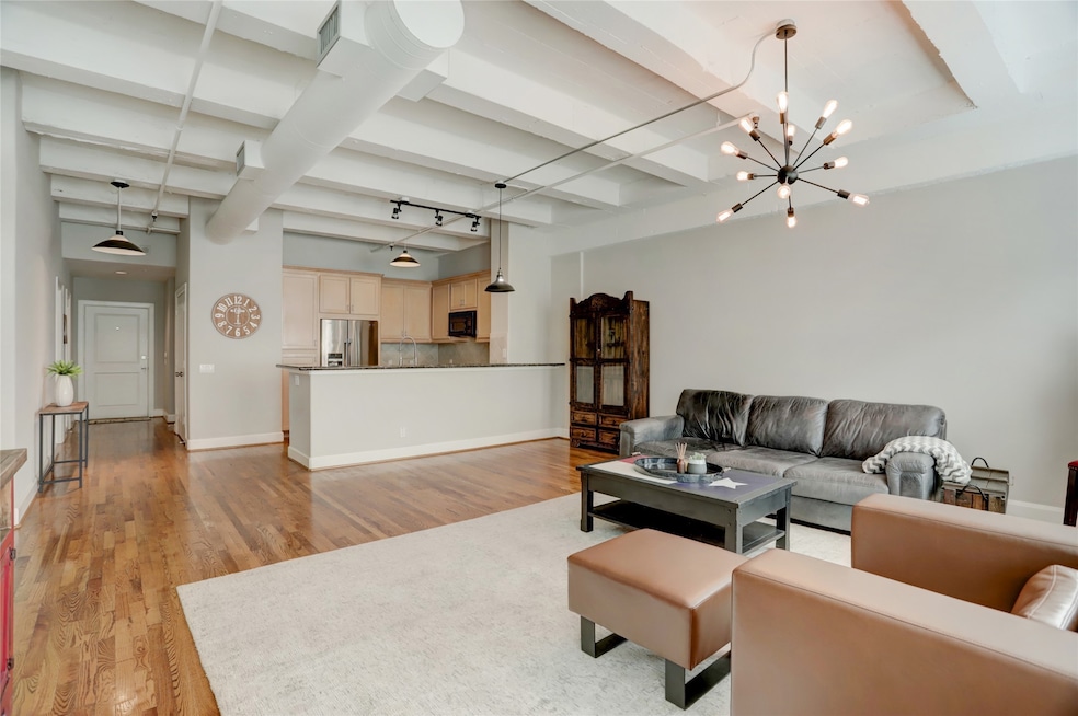 Welcome to Keystone Lofts, Unit 6C. This spacious
