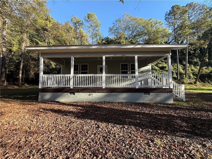 View of front facade with covered porch