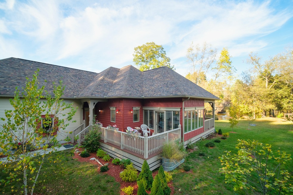 Newer home on Little Manistee River