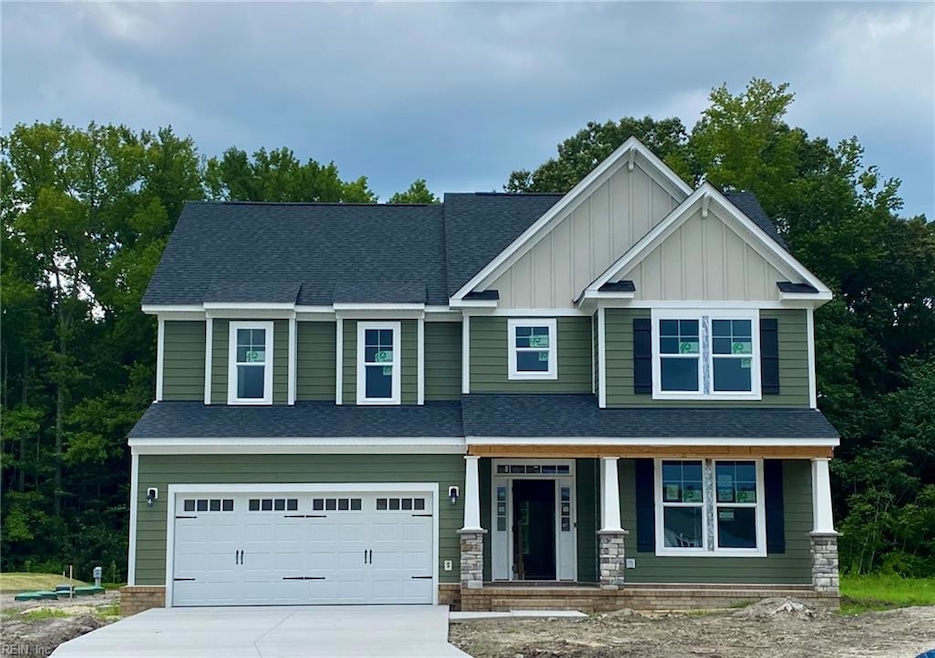 Sample photo of similar home under construction