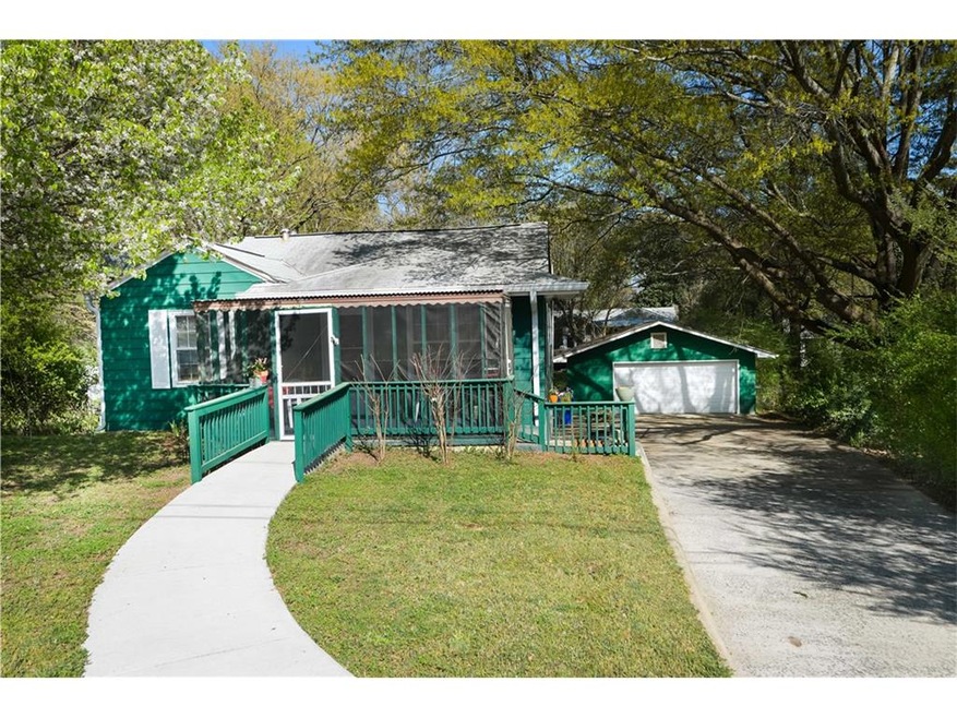 Large, level fenced in back yard and oversize gara