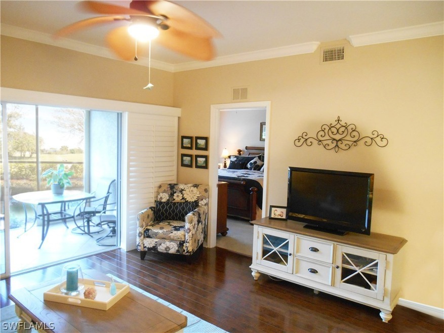 Great Room with Plantation Shutters to Lanai