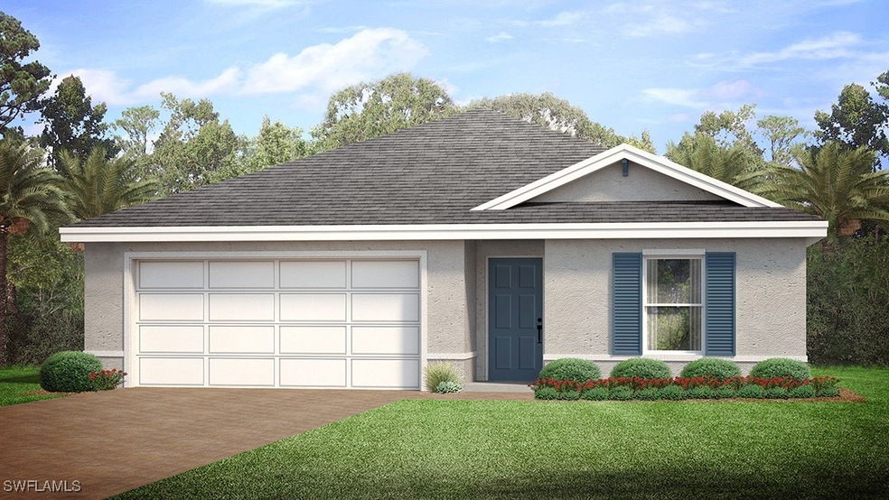Single story home featuring driveway, a garage, st