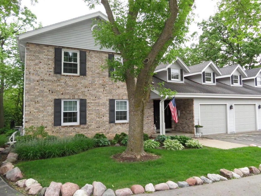 Brick front with shudders
