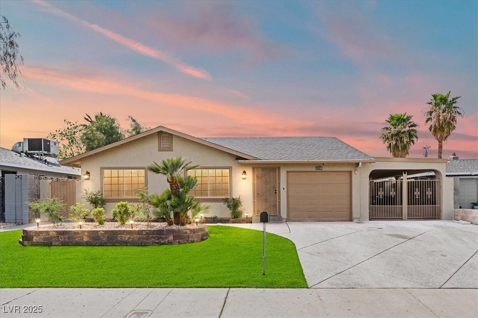 Ranch-style home with central air condition unit,