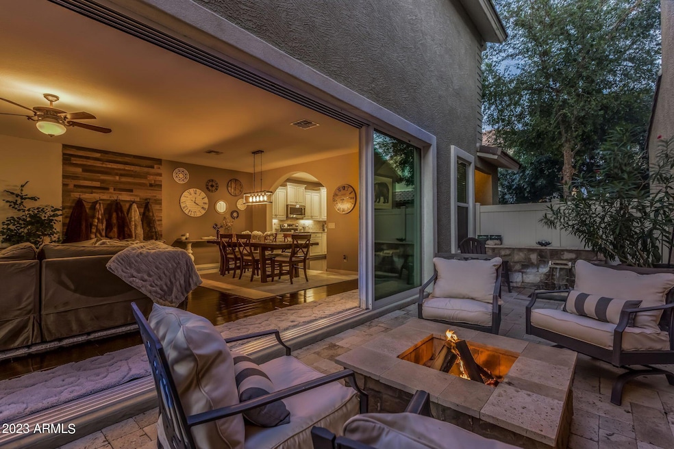 Side Yard Firepit & Water Feature