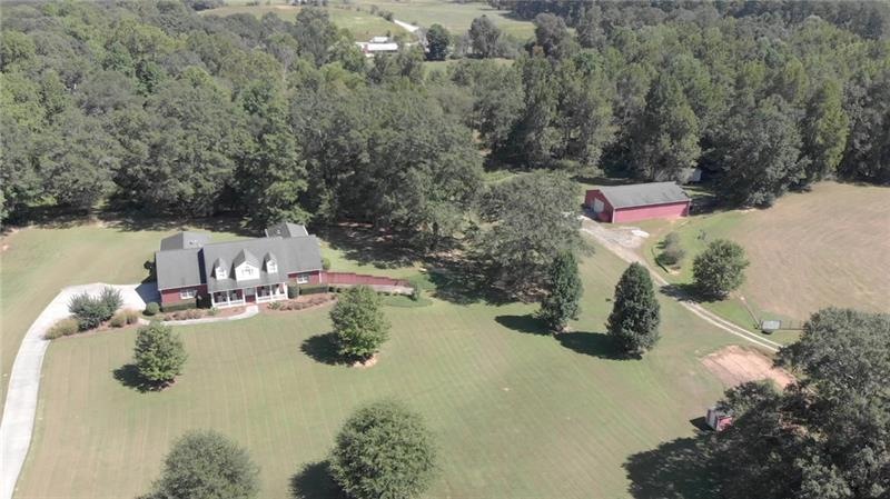 Ariel view 2 of the home and Det. Building area of
