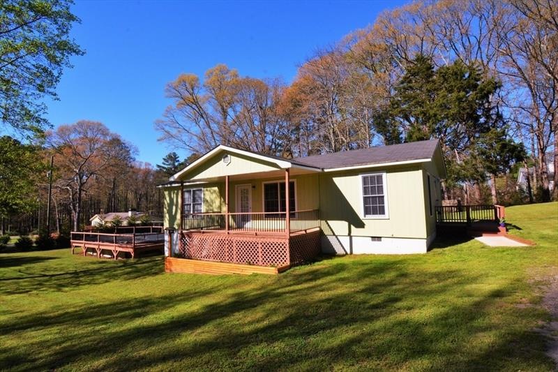 3 Bedroom 2 bath ranch with above ground pool on .