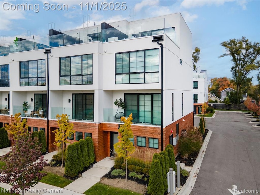 Gorgeous Modern End-Unit Condo with stucco and cedar siding