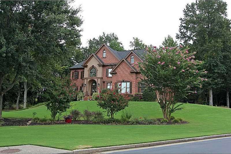 Exterior Front. Front view from the corner of this