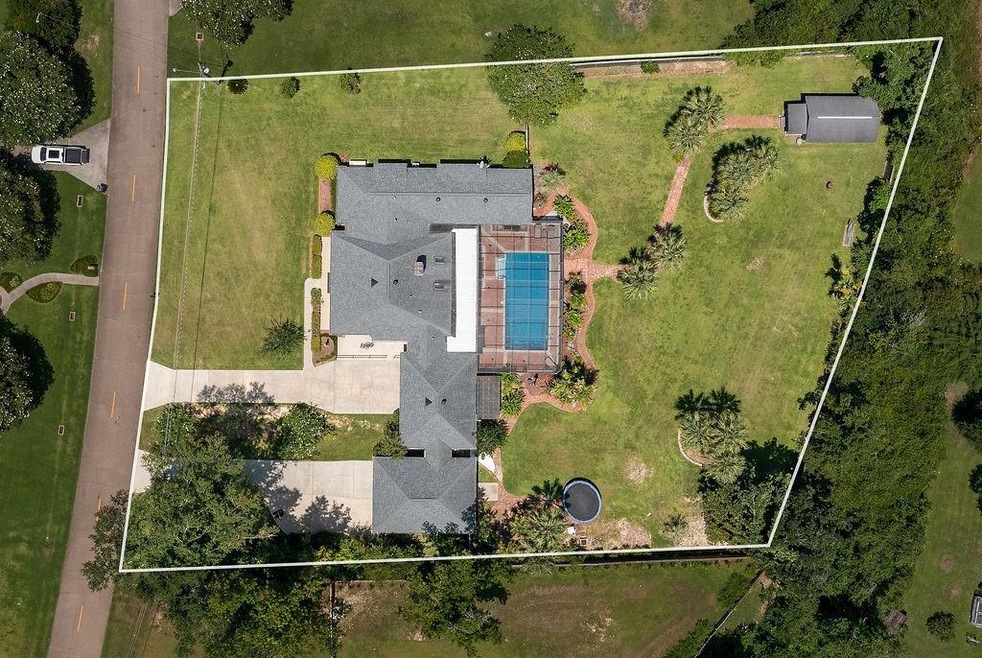 Over an acre of land