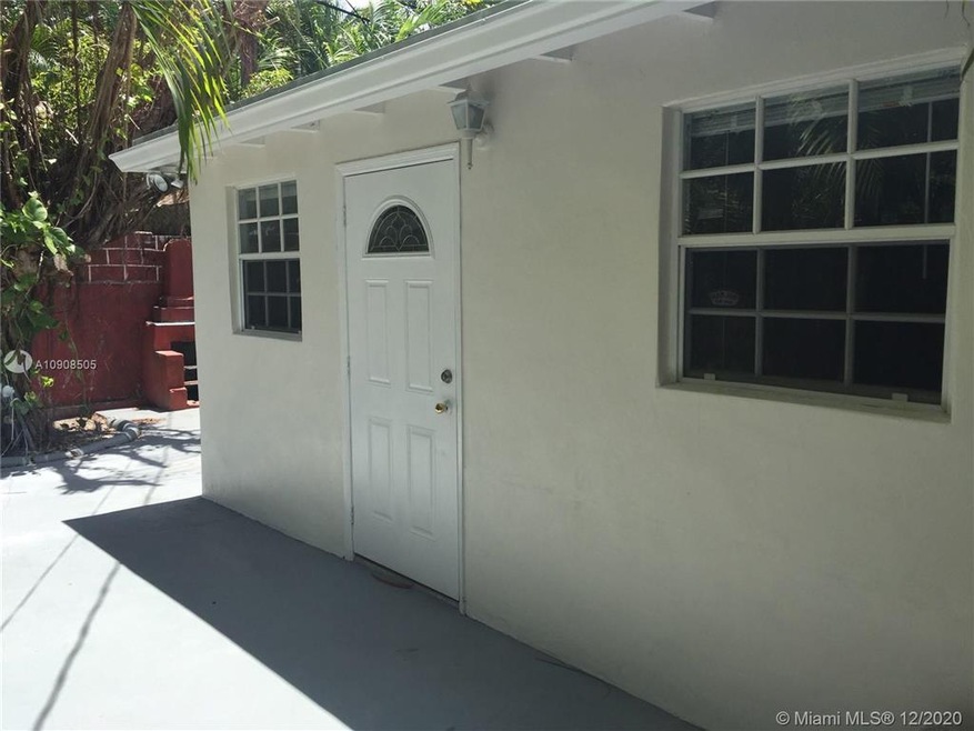 unit in back with private patio area.