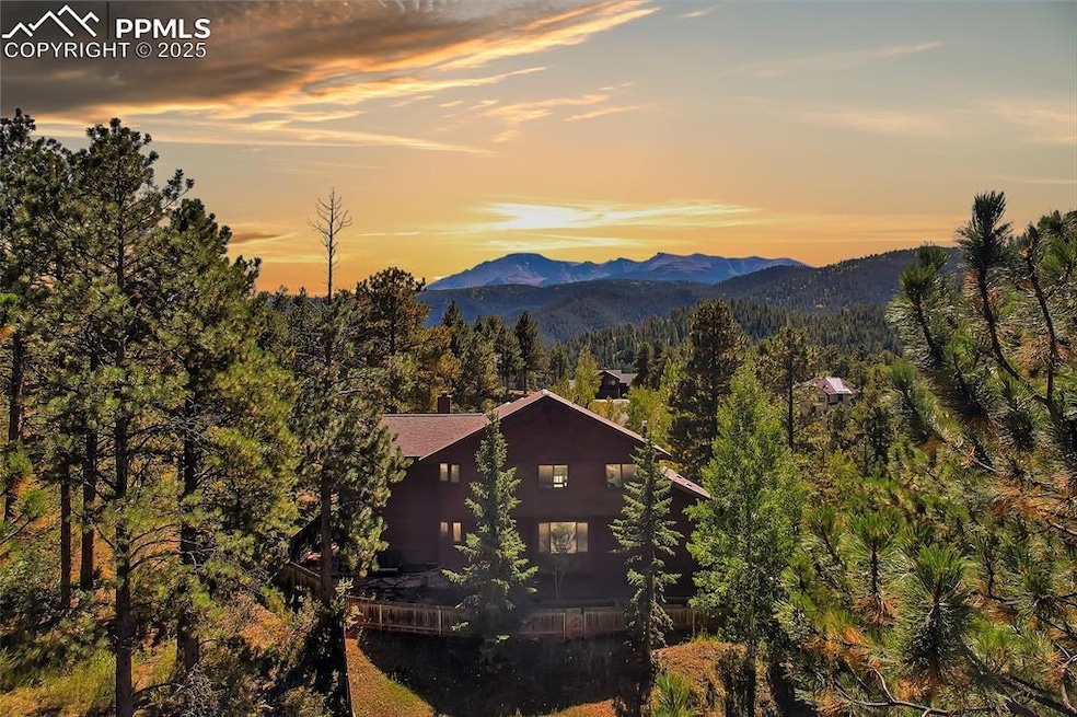 Aerial View, Pikes Peak, Quiet Neighborhood, Pine 