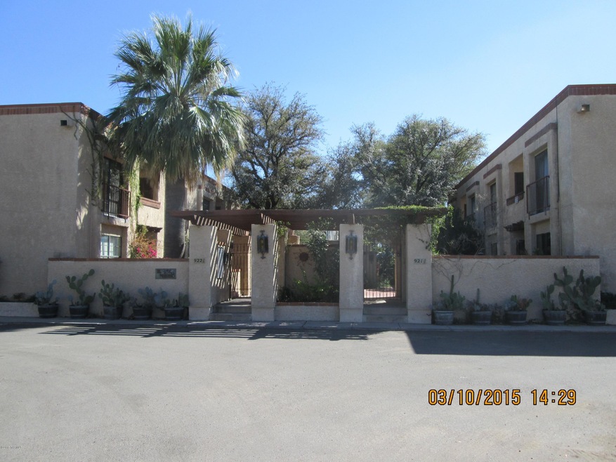 Front of complex