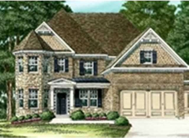 Exterior Front. Elevation C, 2-Car Garage