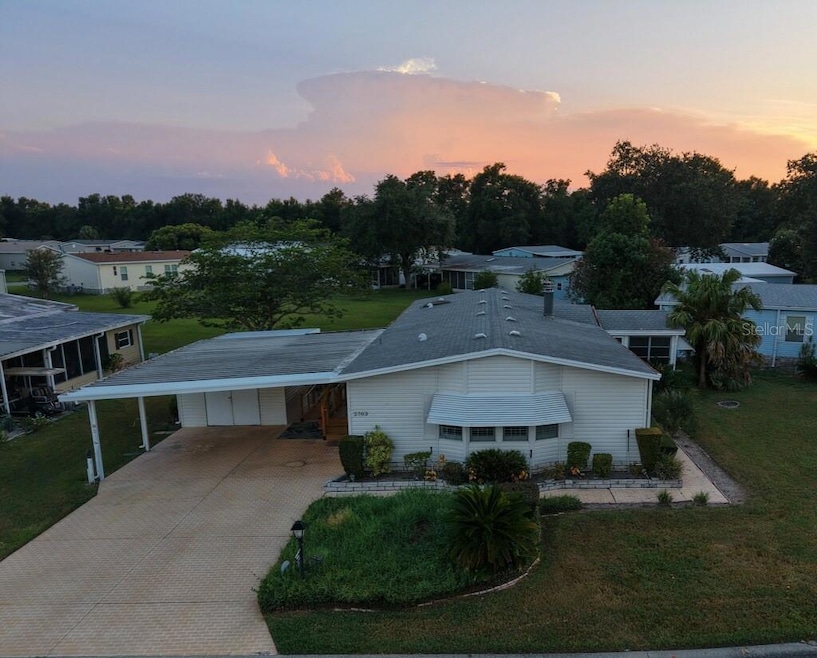 Twilight View Front Elevation