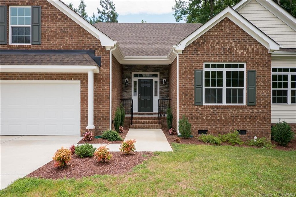 To be built home; similar model is pictured