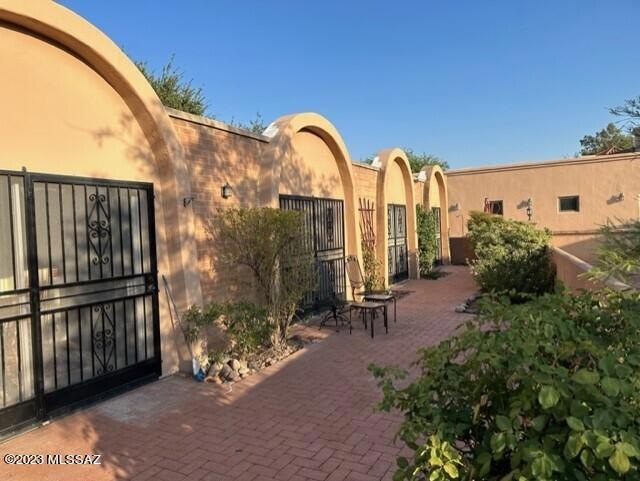 Walled patio 1