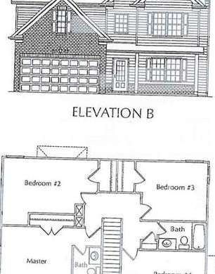 MONTGOMERY PLAN WITH 4 BEDROOMS ON SECOND FLOOR AN