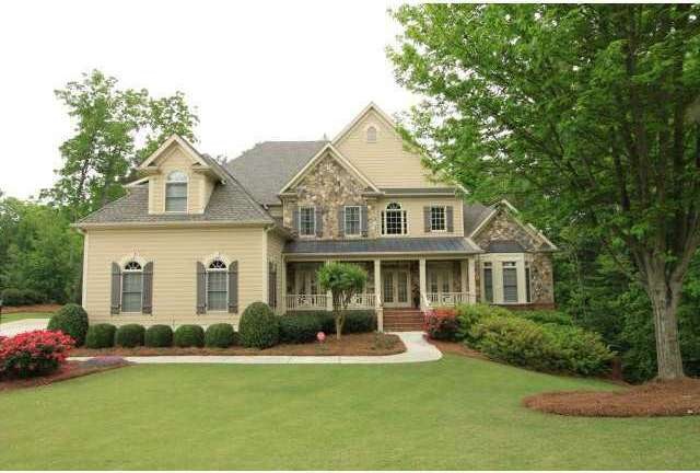 Exterior Front. Gorgeous home in Roswell s premier