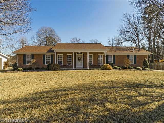 Exterior Front. Welcome To This All Brick Home In An Established Neighborhood In North High Point