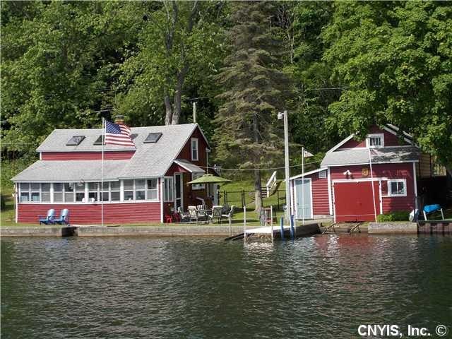 Exterior Front Very nice lake frontage! patio area