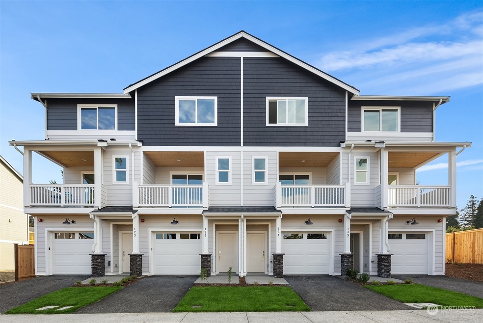 Unit D13 is end unit on left.