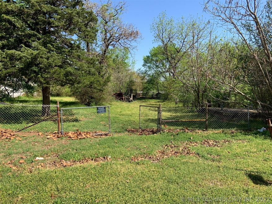 partially fenced lot ready for your build
