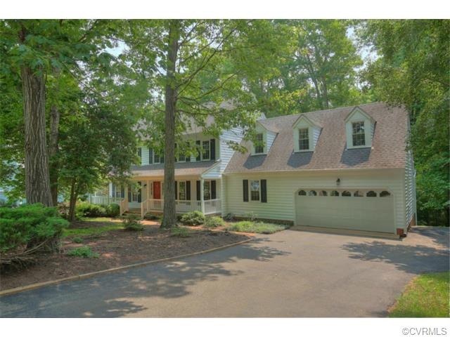 Lovely Exterior of Home on Wooded Lot