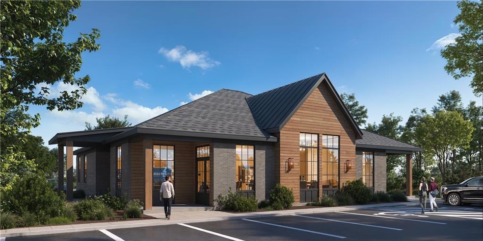 Rendering. Office lease space is on the far right.