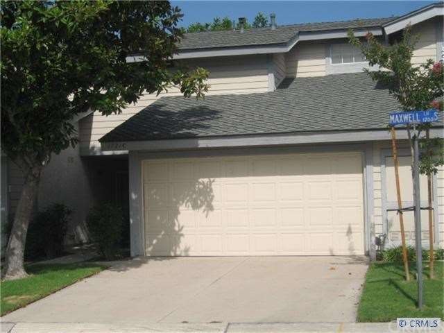Front of the house with attached garage