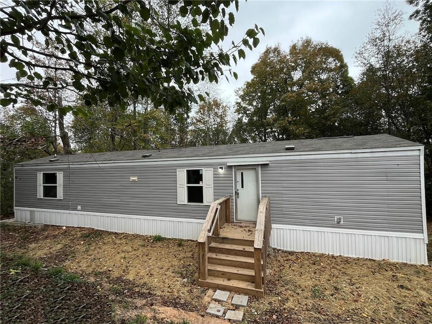 View of rear view of property