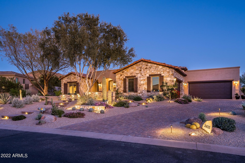 Front Elevation at Night