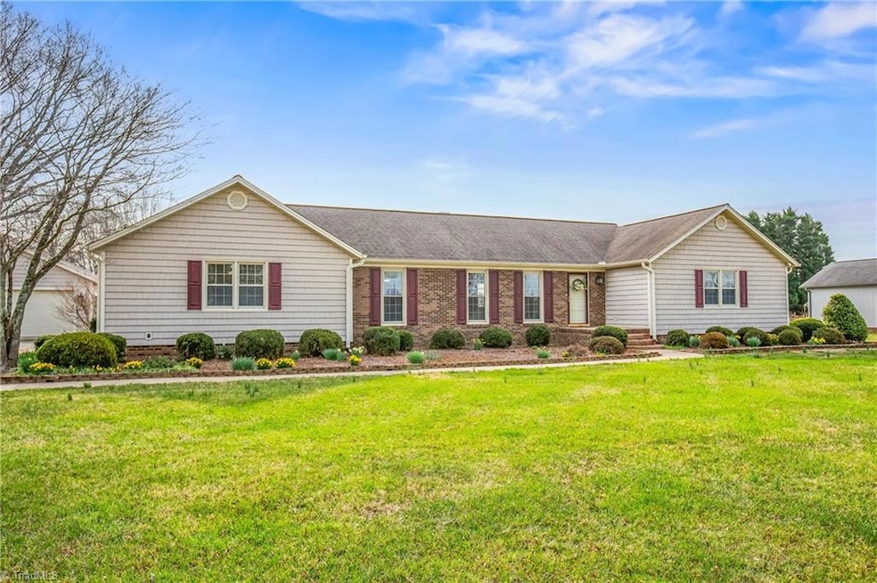 Welcome to 3406 Edgefield Rd, Greensboro ~ Cozy Ranch Style Home ~ No HOA, No Stairs; country style living near the city!
