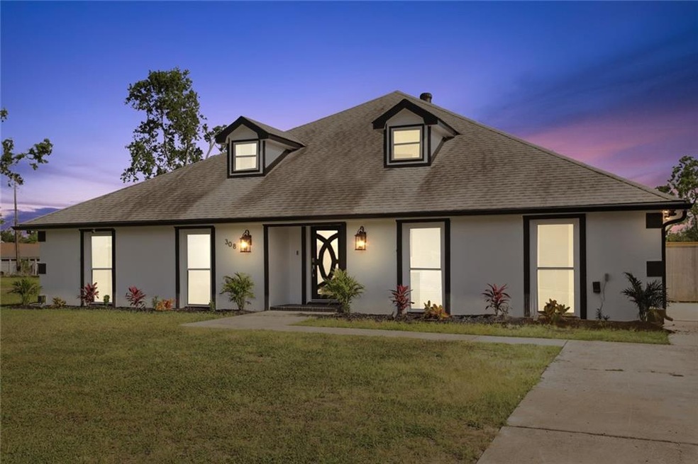 Twilight Shot of the Front of Home