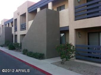 front of condo complex