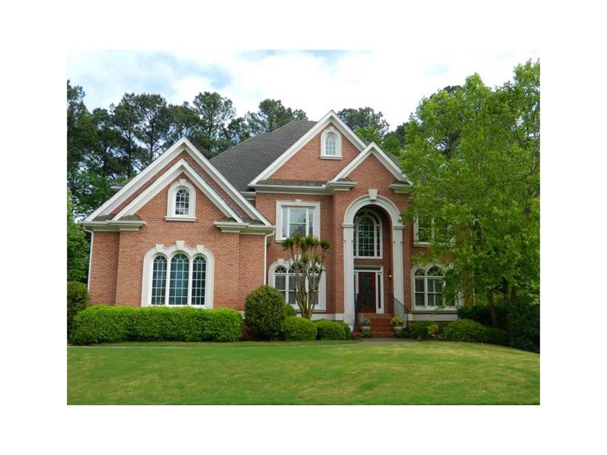 Exterior Front. 3-sided brick home in cul-de-sac o