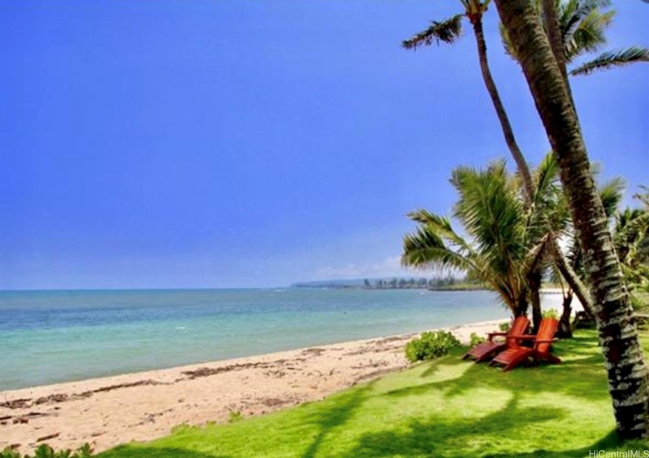 Sandy beach right outside your door!