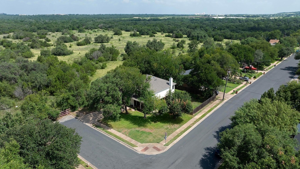 Drone / aerial view of a forest