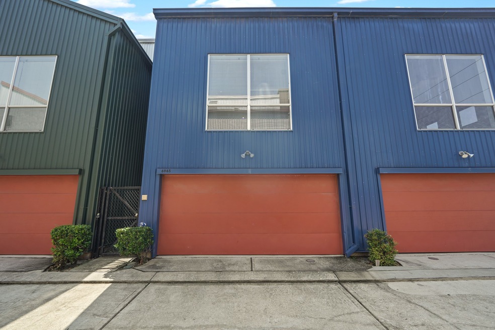 Urban, contemporary townhome with gated entry