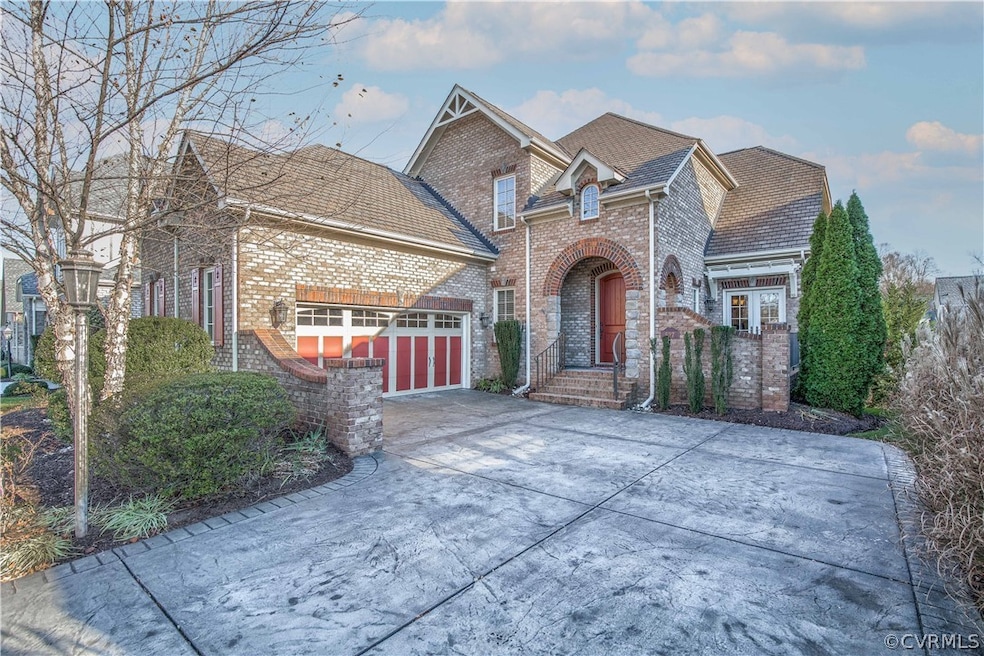 Custom home with European flavor in this most desi
