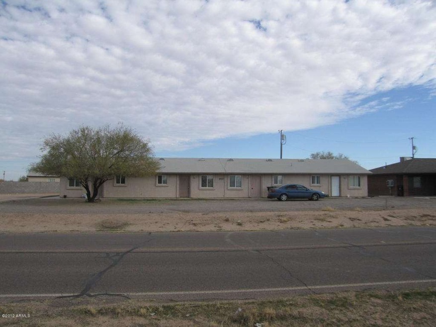 front of fourplex